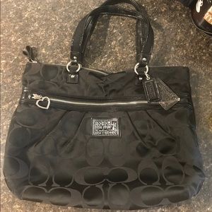 NWOT Coach Poppy Signature Jacquard Tote